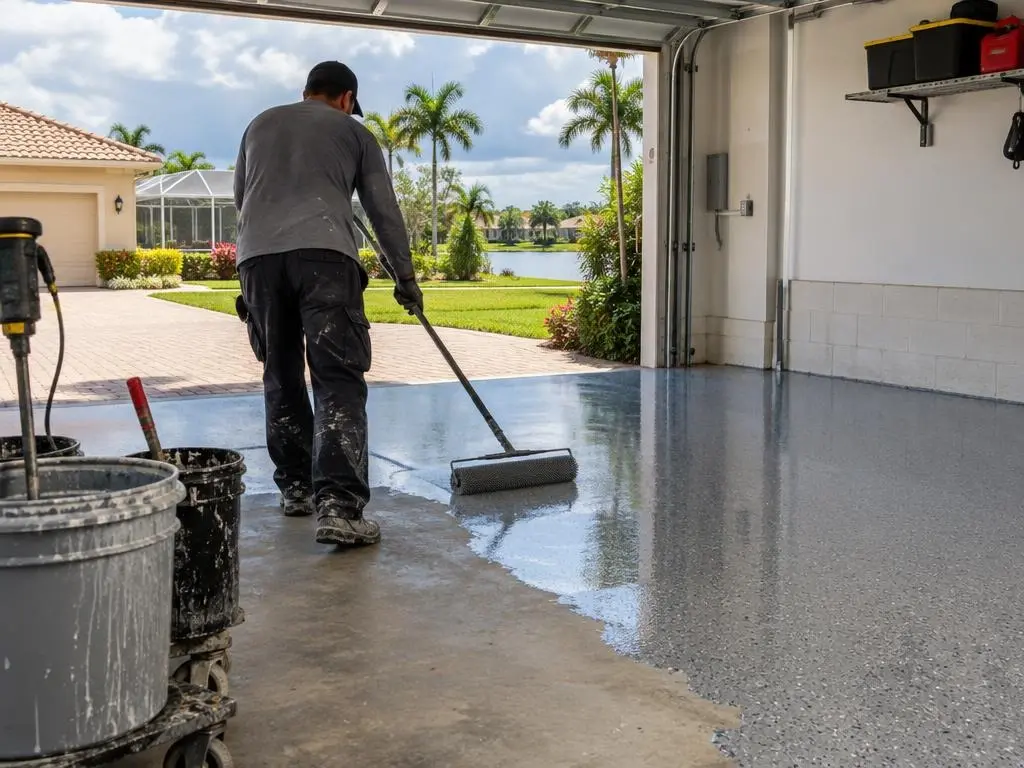 Garage Floor Epoxy in Davie, FL